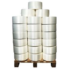 Lot de 52 Feuillards de cerclage fil à fil 13 mm x 1100 m dont 12 OFFERTS - Feuillard Haute Résistance 375kg - TECPLAST LFF5