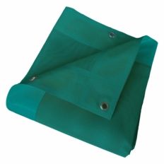 Green Micro-Perforated Privacy Screen Tarpaulin 3x3 m - 5 years Warranty TECPLAST - MP460BV - PVC tarp - Made in France