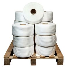 Lot de 25 Feuillards de cerclage tressés 13 mm x 1100 m dont 5 OFFERTS - Feuillard Haute Résistance 350kg - TECPLAST LFT3