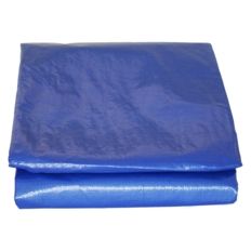 Rectangular pool cover 8x14 m - TECPLAST - PO155RG - Winter swimming pool cover with central drain net