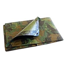 Bâche de Chantier 3,6x5 m - TECPLAST - CM150CH - Camouflage - Haute Qualité - Bâche de protection imperméable pour Travaux 