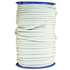 Corda elástica Branca 90 metros - Qualidade PRO TECPLAST 9SW - Tensor para lona com diâmetro de 9 mm