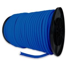 Blue Bungee cord 100 meters - PRO Quality TECPLAST 9SW - Elastic cord for tarpaulin with diameter 9 mm