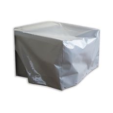 Segunda Vida : Cobertura protetora em PVC 2,70 x 1,40 x 0,95 m Cinzento - Qualidade 10 anos - Fabricado em França - Para mobiliário de jardim (Novo estado: Tamanho específico)