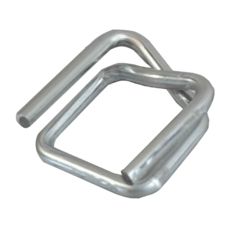 Conjunto de 250 Grampos de Cinta Têxtil de 13 mm - Qualidade PRO TECPLAST BC - Grampos autotravantes em aço galvanizado