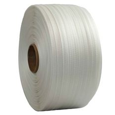 Woven strapping roll 13 mm x 1100 m - PRO Quality TECPLAST FT - High Strength 350kg - PET textile strap