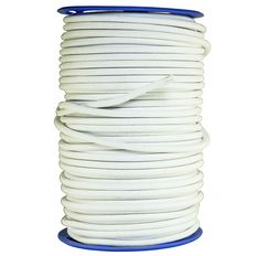 White Bungee cord 40 meters - PRO Quality TECPLAST 9SW - Elastic cord for tarpaulin with diameter 9 mm