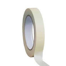 Gele afplakband tot 80° - Plakband 19 mm x 50 m voor schilderen - 1 rol