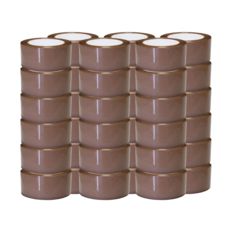 Verpakkingstape - Bruin - PP 28µ - Plakband 48 mm x 100 m - Doos van 36 rollen