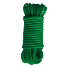 Green Bungee cord 15 meters - PRO Quality TECPLAST 9SW - Elastic cord for tarpaulin with diameter 9 mm