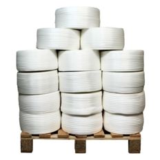 Set di 38 Reggette Tessile Intrecciate 19 mm x 500 m di cui 8 GRATIS - Reggia ad alta resistenza 750 kg - TECPLAST LFT4