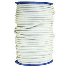 Second Life: 25 meters of scraps of 9mm White Elastic Bungee Cord (random lengths) - PRO Quality TECPLAST 9SW