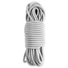 Gray elastic bungee cord 20 meters TECPLAST 8SW - Economical - Tensioner for tarpaulin with a diameter of 8 mm