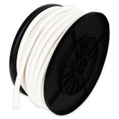 White Bungee cord 25 meters - PRO Quality TECPLAST 9SW - Elastic cord for tarpaulin with diameter 9 mm