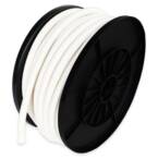 Elastisches Gummiseil Weiß 25 Meter - Qualität PRO TECPLAST 9SW - Spannseil für Planen mit einem Durchmesser von 9 mm
