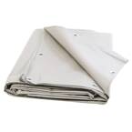 White Pergola Cover 6x8 m Solar Protection - 15 years Warranty TECPLAST - XP680M2PR - Waterproof PVC Pergola Canvas - Made in France