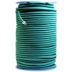 Green Bungee cord 20 meters - PRO Quality TECPLAST 9SW - Elastic cord for tarpaulin with diameter 9 mm