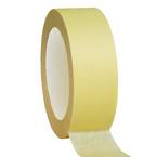 Yellow Masking tape 38 mm x 50 m up to 80° - Paper Tape TECPLAST