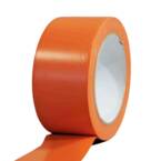 Ruban adhésif PVC orange bâtiment 50 mm x 33 m - 1 rouleau adhésif TECPLAST