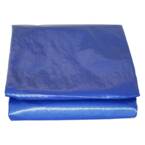 Rectangular pool cover 8x14 m - TECPLAST 155PI - Winter swimming pool cover with central drain net