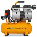 Compressor de ar silencioso VITO 6L 8 bar 0,7 HP 500W