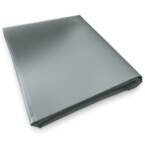 Grey Roof Tarpaulin without Eyelets 1,5x5 m - 10 years Warranty TECPLAST - XP640TO - Waterproof PVC tarp - Made in France