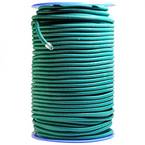 Green Bungee cord 90 meters - PRO Quality TECPLAST 9SW - Elastic cord for tarpaulin with diameter 9 mm