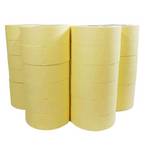 Set of 24 Yellow Masking tapes 38 mm x 50 m up to 80° - Yellow Paper Tape TECPLAST