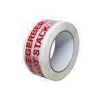 Fita de embalagem Branca 28µ impressa "NE PAS GERBER" em vermelho - Fita adesiva para expedição 50 mm x 100 m