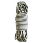 Cuerda elástica gris 20 metros TECPLAST 8SW - Económica - Tensor para lona de 8 mm de diámetro