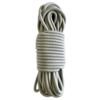 Gray elastic bungee cord 20 meters TECPLAST 8SW - Economical - Tensioner for tarpaulin with a diameter of 8 mm