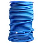 Blue Bungee cord 70 meters - PRO Quality TECPLAST 9SW - Elastic cord for tarpaulin with diameter 9 mm