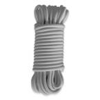 Elastisches Gummiseil Grau 15 Meter - Qualität PRO TECPLAST 9SW - Spannseil für Planen mit einem Durchmesser von 9 mm