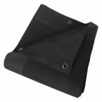 Telo Microforato 3x5 m Nero - Garanzia de 5 anni TECPLAST - MP460MU - Telo PVC microforato permeabile - Prodotto in Francia