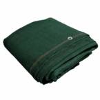Lona tipo malha de ocultação Verde 1 x 5 m - TECPLAST 220BV - Alto desempenho - Tela de vento escurecimento - Lona malha de ocultação para terraço, jardim e varanda