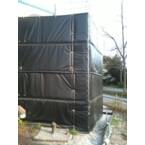 Blue Noise Barrier Tarp 2,05x3,55 m - TECPLAST 610AC - Anti-Noise Tarpaulin for construction sites - Sound insulation - Made in France