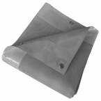 Bâche Carport Micro-Perforée 3x3 m Grise - Garantie 5 ans TECPLAST - MP460CP - Bâche PVC perméable - Made in France