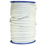 Corda elastica Bianca 60 m - Qualità PRO TECPLAST 9SW - Cavo per teloni con diametro 9 mm