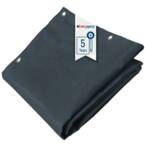 Lona Agrícola 3x5 m Gris oscuro - Garantía de 5 años TECPLAST - LP506AG - Lona de PVC impermeable para equipos agrícolas