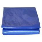 Rectangular pool cover 6x10 m - TECPLAST 155PI - Winter swimming pool cover with central drain net