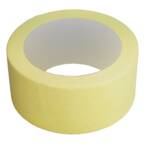 Cinta adhesiva de enmascarar hasta 80° - Rollo de 50 mm x 50 m para pintar - Se vende a la unidad