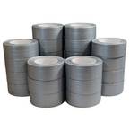 Grey American Duct Tape 175µ - Adhesive roll 48 mm x 50 m for connections and repairs - Box of 24