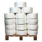 Lot de 38 Feuillards de cerclage tressés 13 mm x 1100 m dont 8 OFFERTS - Feuillard Haute Résistance 350kg - TECPLAST LFT4