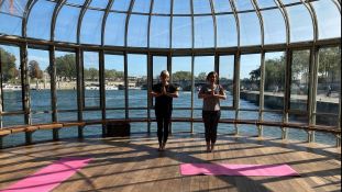 Cosmic Yoga France - Péniche Rosa Bonheur sur Seine