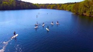 Stehpaddler SUP Verleih Berlin Schlachtensee Stehpaddler SUP Verleih Berlin Schlachtensee