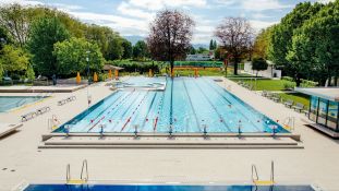 Freibad über der Elz