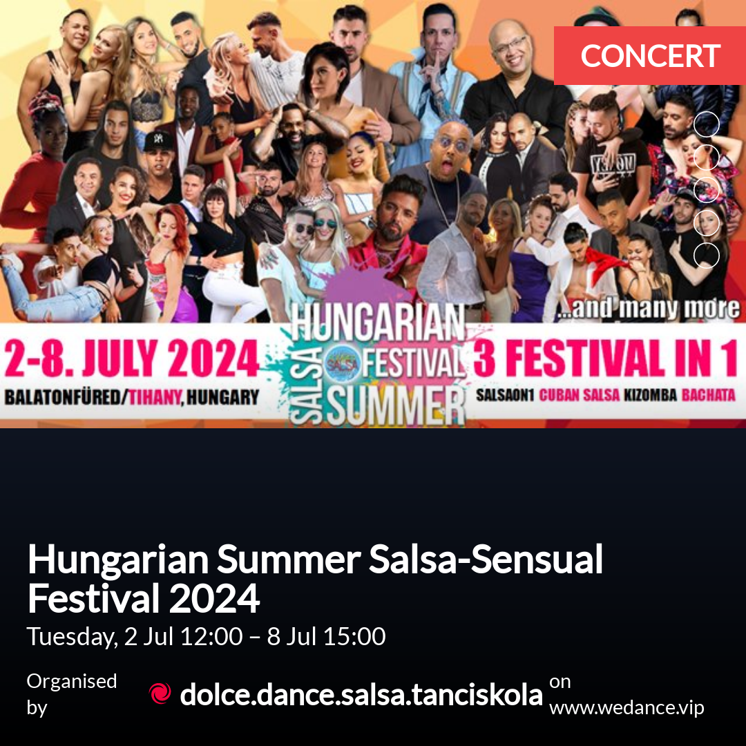 Hungarian Summer Salsa-Sensual Festival 2024