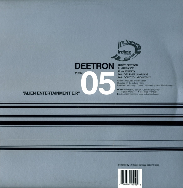 Alien Entertainment E.P. — Deetron