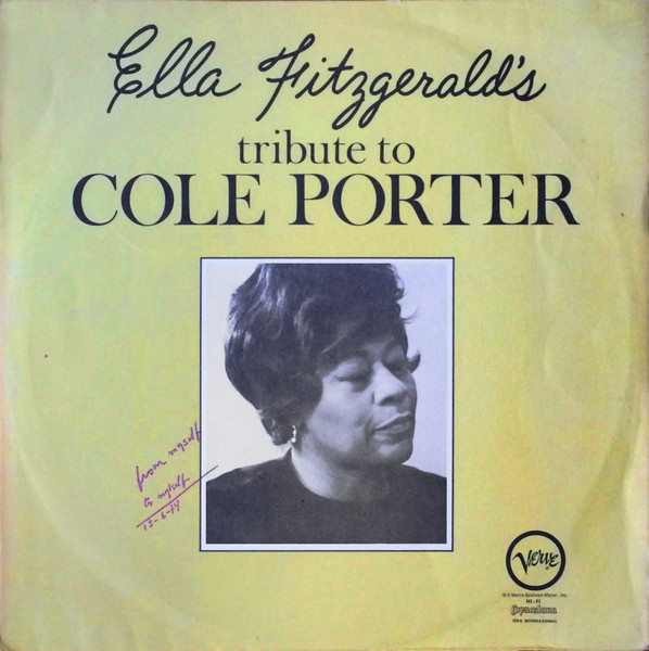 Ella Fitzgerald's Tribute To Cole Porter — Ella Fitzgerald