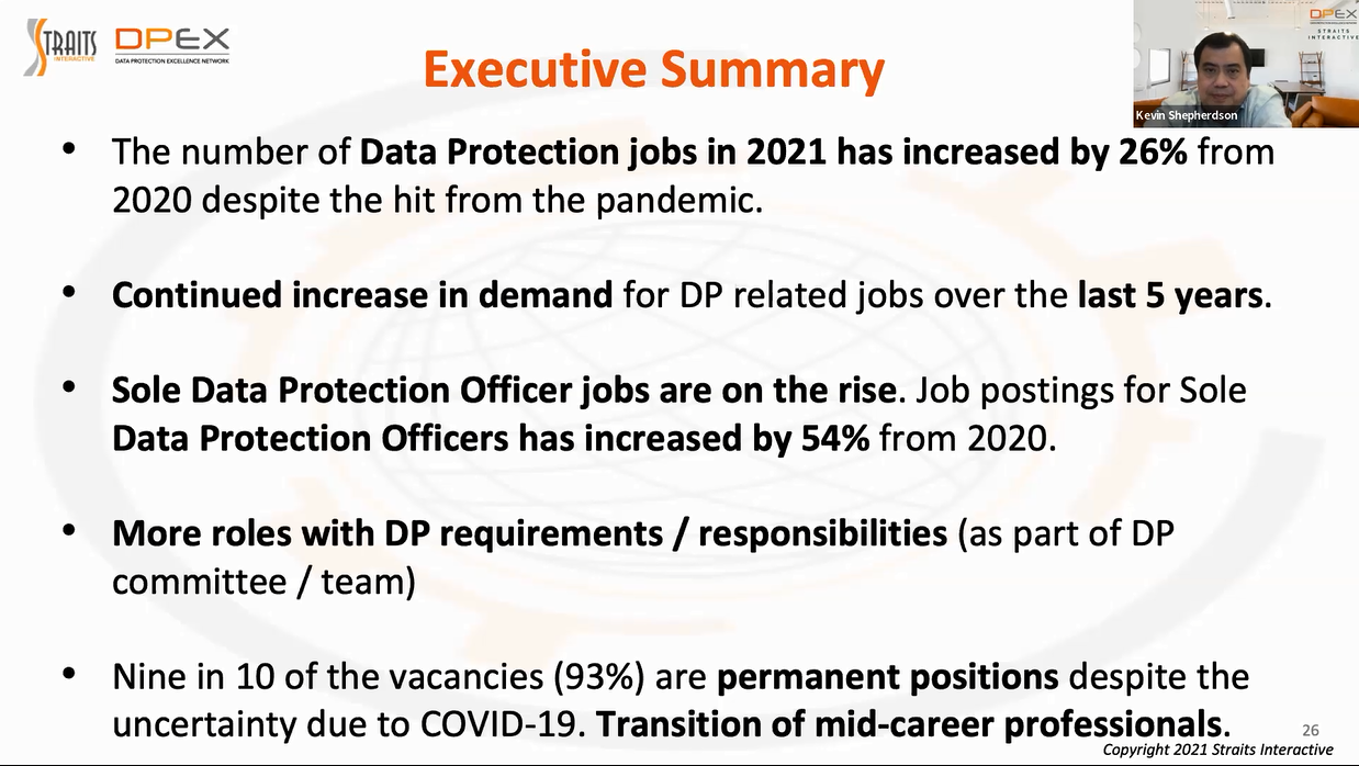 DPEX Centre's Job Trends 2021 research executive summary slides part 1